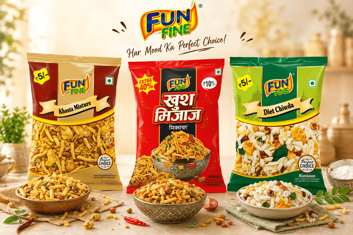 Best Namkeen Brand in India – Why Fun Fine is Winning Hearts